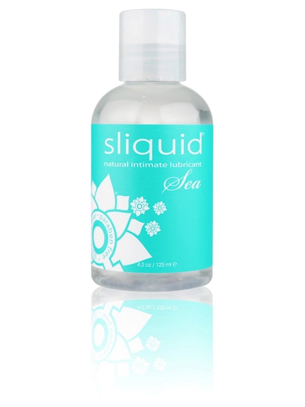 Sliquid Naturals Sea Water Based Intimate Lubricant 4.2 Oz with Seaweed - - Water Based Lubes