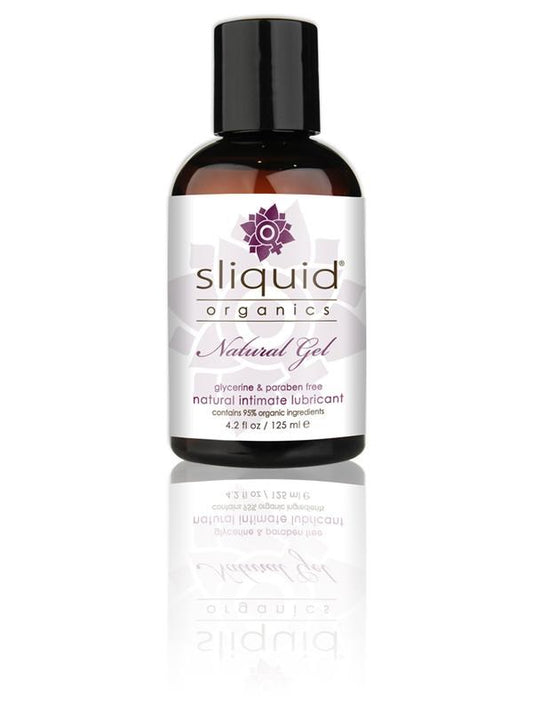 Sliquid Organics Natural Gel Water Based Intimate Lubricant 4.2 Oz Organic - - Water Based Lubes