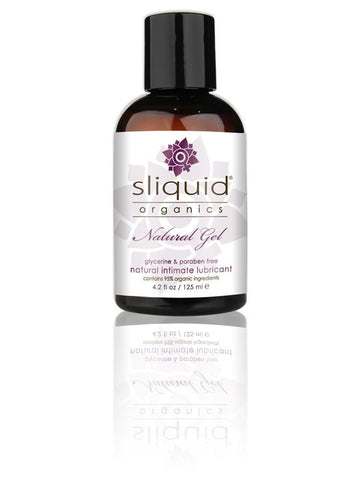 Sliquid Organics Natural Gel Water Based Intimate Lubricant 4.2 Oz Organic - Water Based Lubes