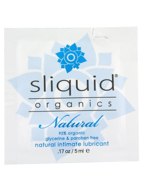 Sliquid Organics Natural Pillows Water Based Intimate Lubricant .17 Oz - - Water Based Lubes