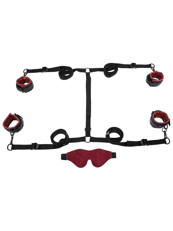 Sportsheets Saffron Under the Bed Restraint System Adjustable Bondage - - Cuffs and Restraints