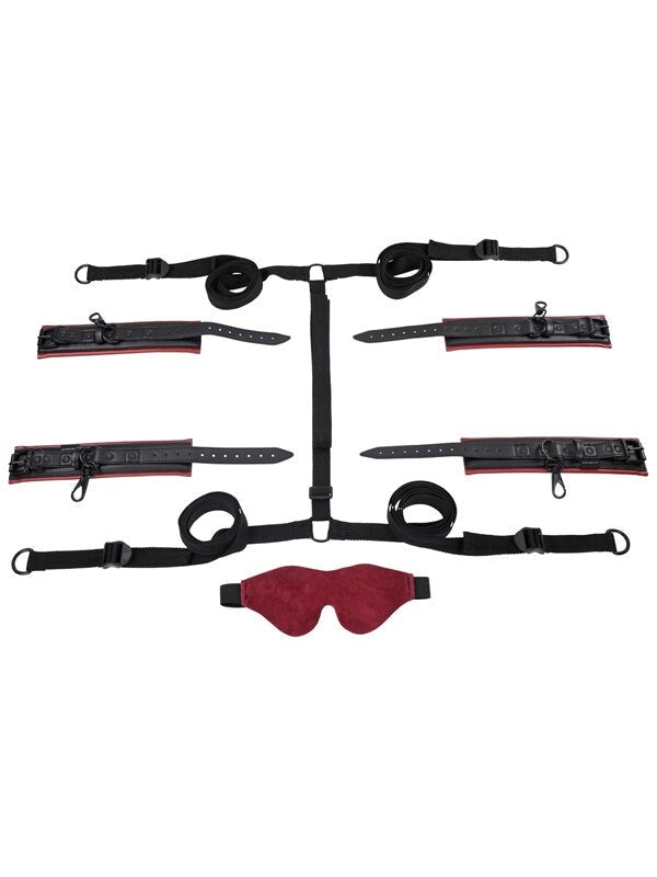 Sportsheets Saffron Under the Bed Restraint System Adjustable Bondage - - Cuffs and Restraints