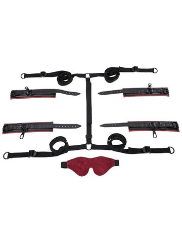 Sportsheets Saffron Under the Bed Restraint System Adjustable Bondage - Cuffs and Restraints