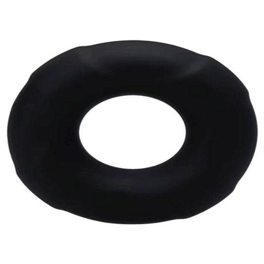 Tantus Buoy Stretchy Silicone Cock Ring Onyx Enhanced Performance - - Stretchy Cock Rings