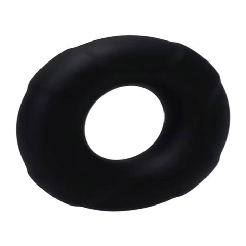 Tantus Buoy Stretchy Silicone Cock Ring Onyx Enhanced Performance - Stretchy Cock Rings