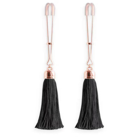 NS Novelties Bound Nipple Clamps T1 with Adjustable Pressure Control - Nipple and Clit Clamps