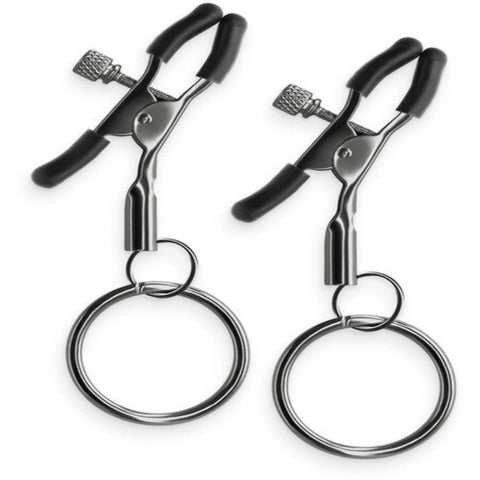 NS Novelties Bound Womens Nipple Clamps C2 with Adjustable Pressure - Nipple and Clit Clamps