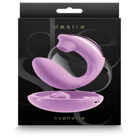 NS Novelties Desire Euphoria Vibrating Prostate Massager with Air Pulse Tech - Prostate Sex Toys