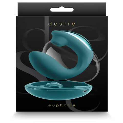 NS Novelties Desire Euphoria Vibrating Prostate Massager with Air Pulse Tech - Prostate Sex Toys