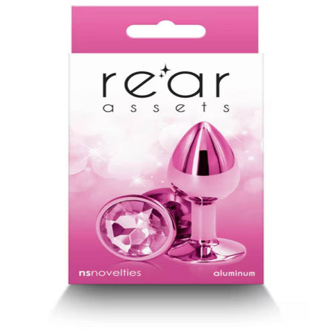 NS Novelties Rear Assets Small Butt Plug Chrome Plated Aluminum - Butt Plugs