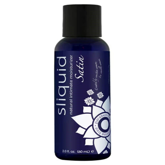 Sliquid Naturals Satin Intimate Moisturizer Natural Daily Vaginal Care - - Water Based Lubes