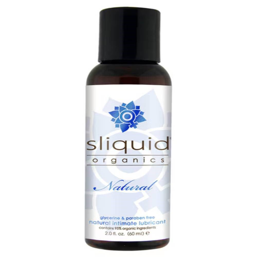 Sliquid Organics Natural Water Soluble Adult Lubricant with Aloe Vera - - Water Based Lubes