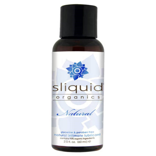 Sliquid Organics Natural Water Soluble Adult Lubricant with Aloe Vera - - Water Based Lubes