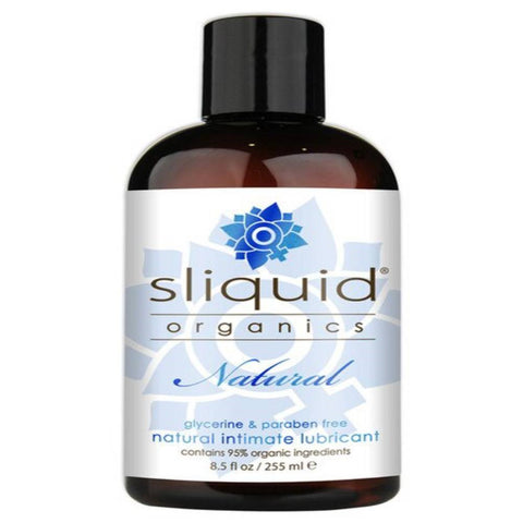 Sliquid Organics Natural Water Soluble Adult Lubricant with Aloe Vera - Water Based Lubes