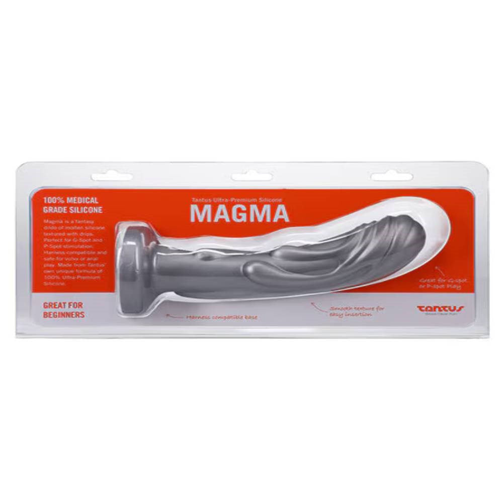 Tantus Magma Fantasy Silicone Dildo Textured Molten Design for Enhanced Pleasure - - Realistic Dildos