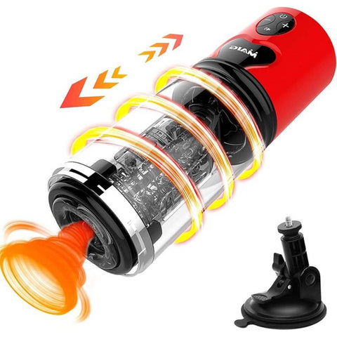 BDStyle Maig Automatic Push pull Machine Electric Masturbator with Cock Ring - Masturbators and Strokers