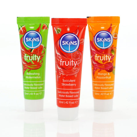 Creative Conceptions Skins Fruity Tubes Water Based Lubes Flavored Intimate - Water Based Lubes