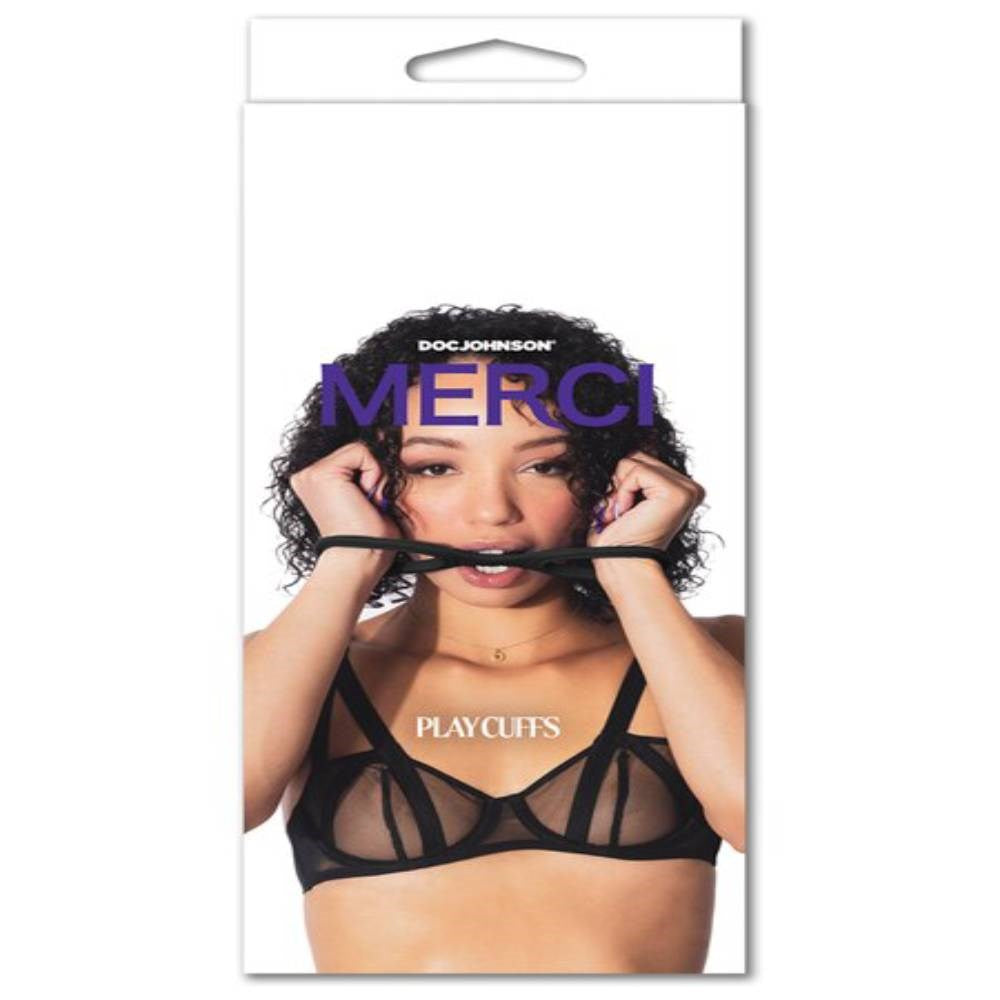 Doc Johnson Kink Merci Play Bondage Cuffs Silicone Adult Sex Toy - - Cuffs and Restraints