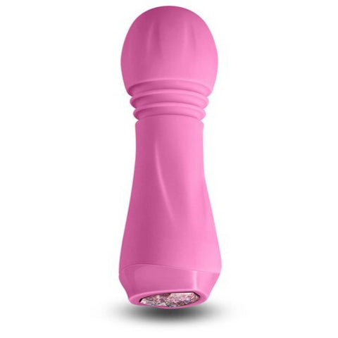 NS Novelties Charms Flora Rechargeable G Spot Vibrator with LED Heart Button - G-Spot Vibrators