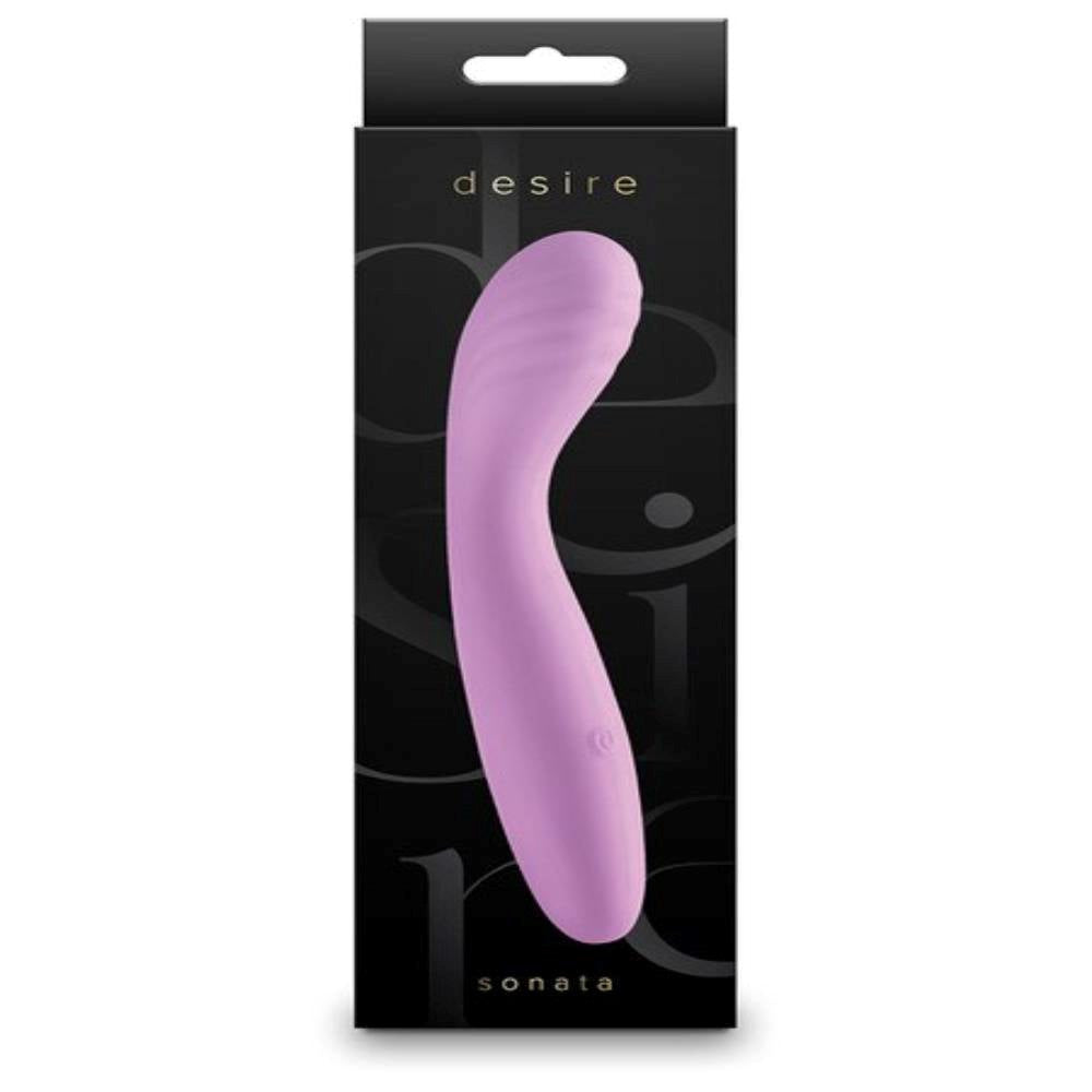 NS Novelties Desire Sonata G Spot Sensations Vibrator with Curved Shaft - - G-Spot Vibrators