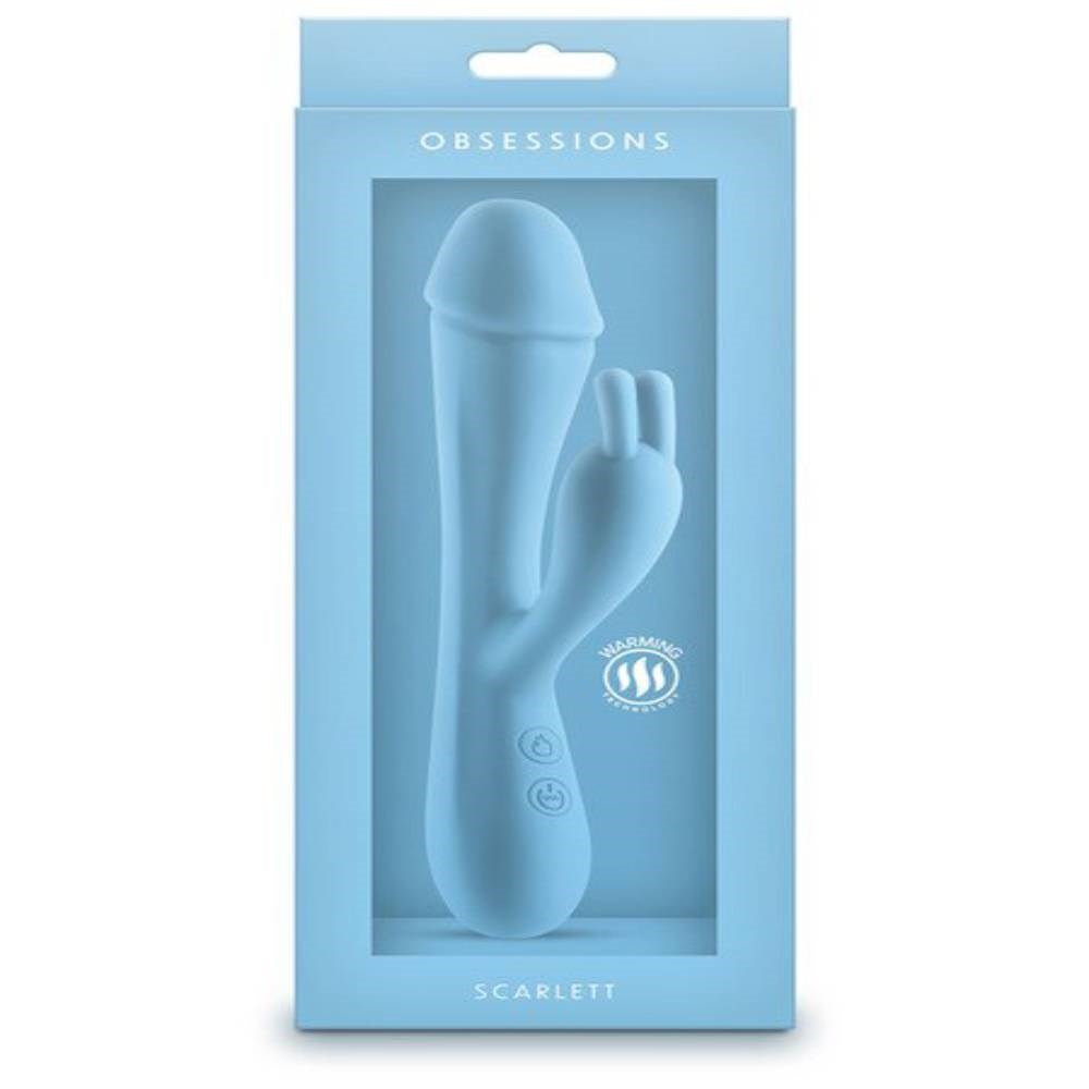 NS Novelties Obsessions Scarlett Rabbit Vibrator Dual Motor Clitoral G Spot - Rabbit Vibrators