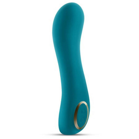 NS Novelties Obsessions Zeus Silicone G Spot Massager Anatomically Curved Vibrator - G-Spot Vibrators