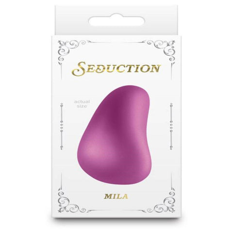 NS Novelties Seduction Mila Metallic Curve Vibrator Compact Clitoral Sex Toy - Personal Massagers