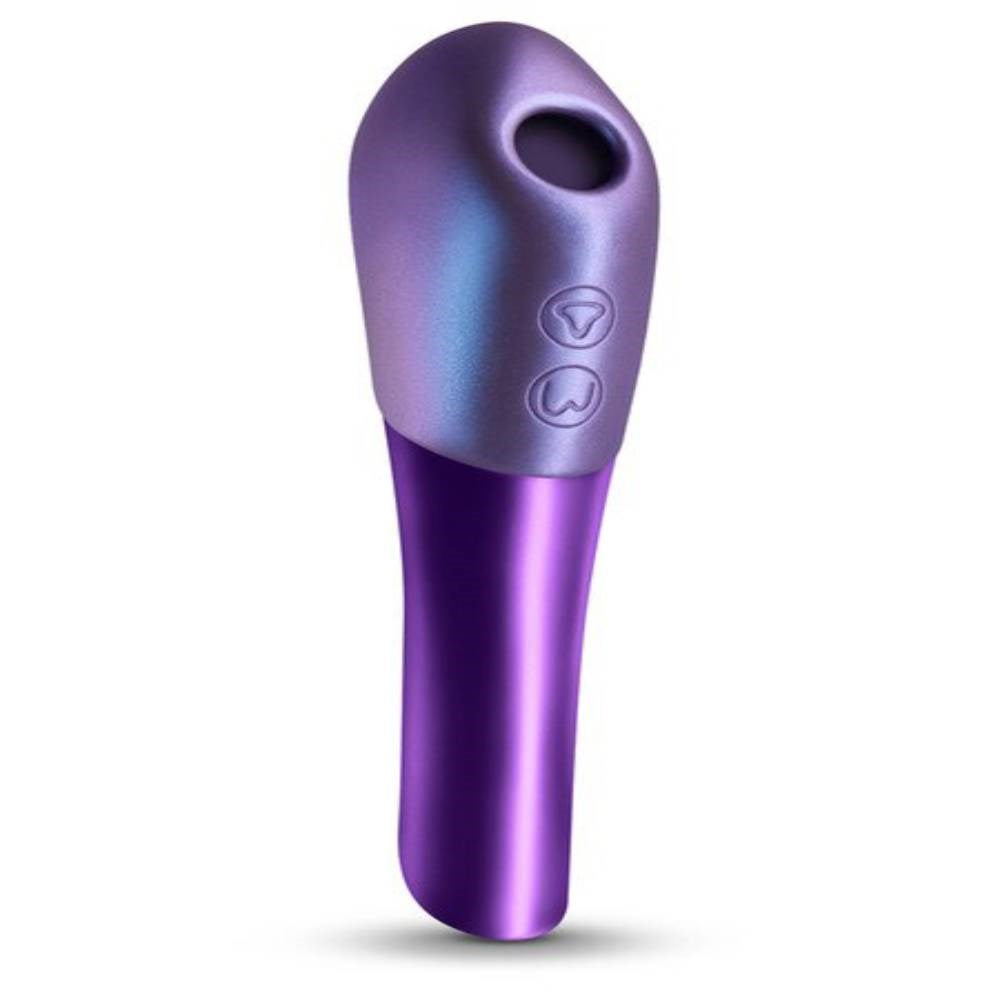NS Novelties Seduction Nuvo Metallic Mini Air Pulse Vibrator - - Mini & Slim Vibrators