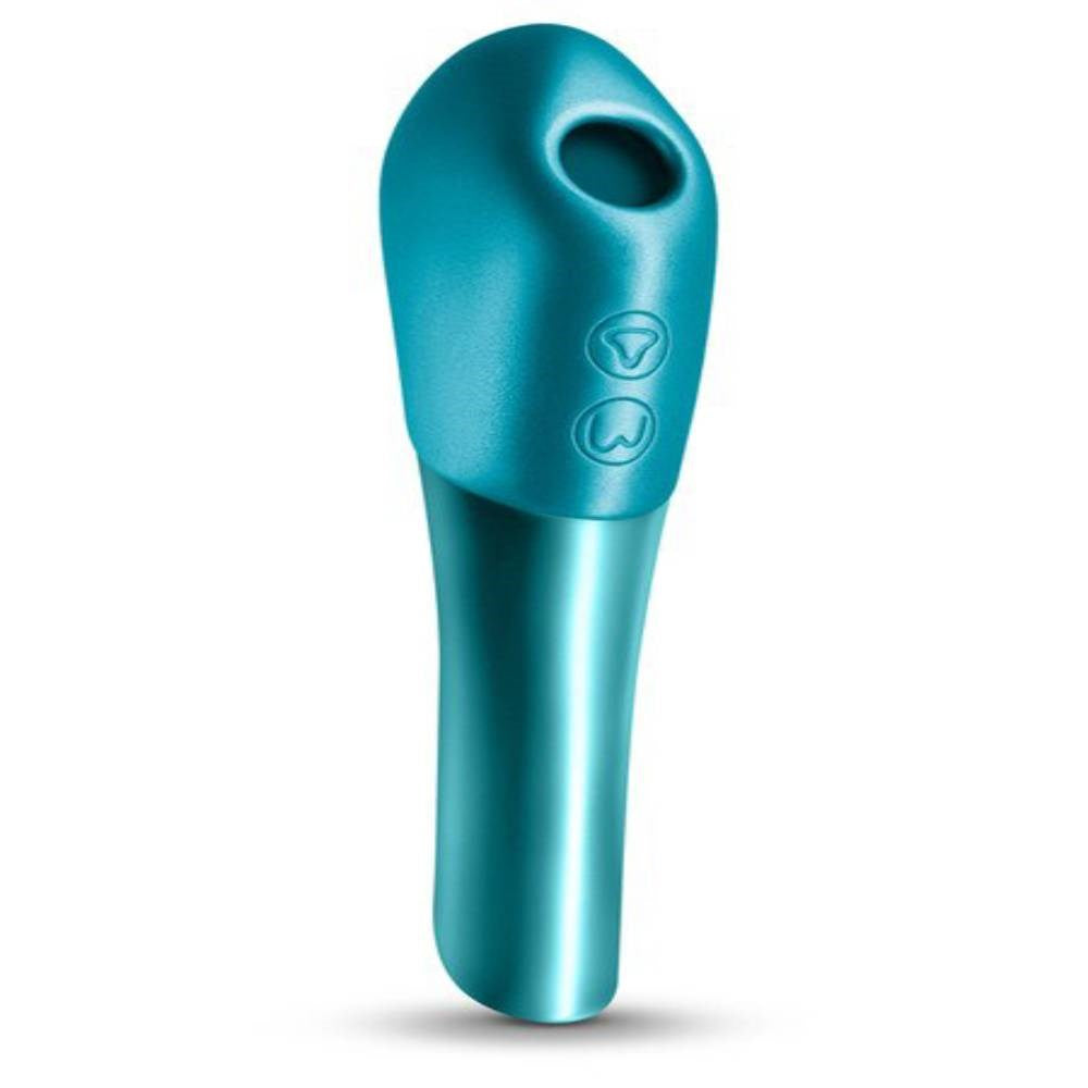 NS Novelties Seduction Nuvo Metallic Mini Air Pulse Vibrator - - Mini & Slim Vibrators