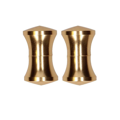 Shots Toys Balance Pin Magnetic Nipple Clamps Premium Aluminum Adjustable - Nipple and Clit Clamps