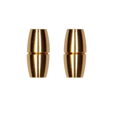 Shots Toys Sensual Cylinder Magnetic Nipple Clamps with Adjustable Pressure - Nipple and Clit Clamps