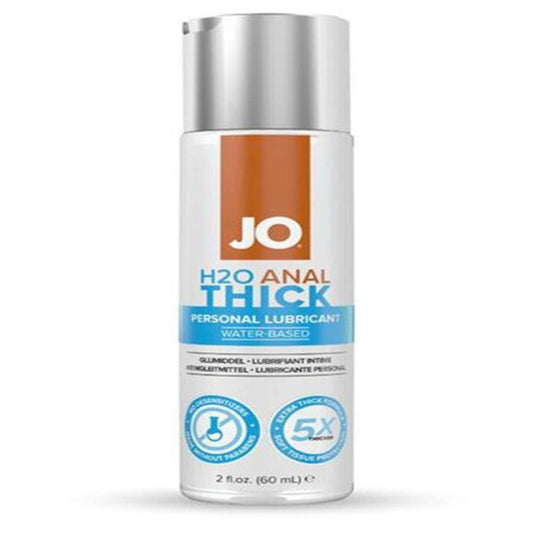 System Jo Jo H2O Anal Thick Water Based Lubricant Premium Comfort - - Anal Lubes