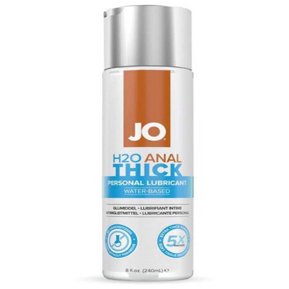 System Jo Jo H2O Anal Thick Water Based Lubricant Premium Comfort - - Anal Lubes
