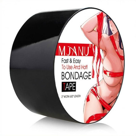 BDStyle Mjanu Electrostatic Bondage Tape Adjustable Cock Ring - Anal Dildos