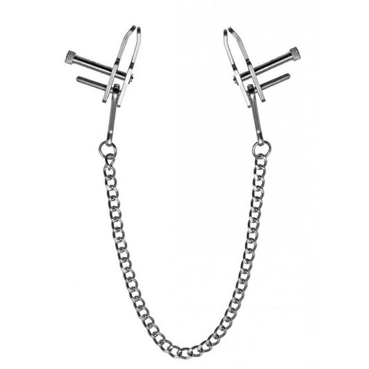 BDStyle Kneel Nose to Genitals Kneeling Clamps - - Nipple and Clit Clamps