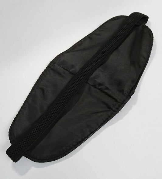 BDStyle Sphere Wide Leather Blindfold - - Masks And Blindfolds