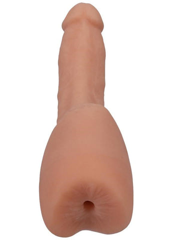 Doc Johnson Main Squeeze Lena Moon Signature Cock with Penetrable Ass Dual Sex Toy - Masturbators and Strokers