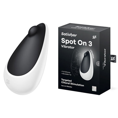 Satisfyer Spot On 3 USB Rechargeable Clitoral Vibrator Pinpoint Precision - Clit Ticklers and Pulsators