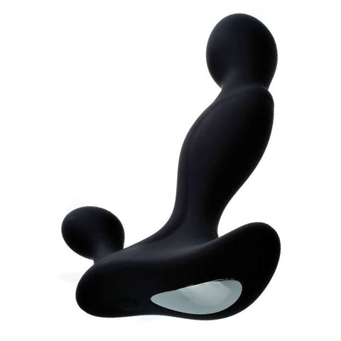 Adam & Eve Adams Vibrating Triple Prostate Massager Black with 7 Patterns - Prostate Toys