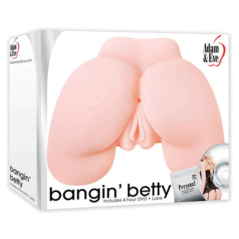 Adam & Eve Bangin Betty Doggy Style Male Masturbator with Dual Entry Design - Masturbators and Strokers