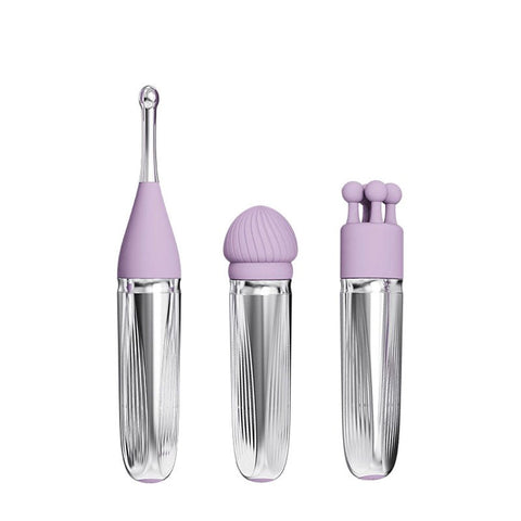Adam & Eve Sweet Dreams Adult Massager Sex Kit with 8 Vibrator Attachments - Sex Kits