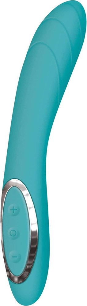 Adam & Eve The G Gasm Curve G Spot Vibrator Aqua USB Rechargeable - - G-Spot Vibrators