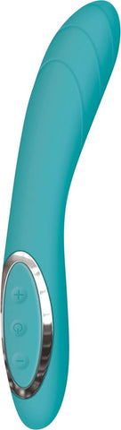 Adam & Eve The G Gasm Curve G Spot Vibrator Aqua USB Rechargeable - G-Spot Vibrators