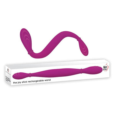 Adam & Eve Joy Stick USB Rechargeable Dual Vibrating Double Dong 14.5 Inch - Vibrating Dildos