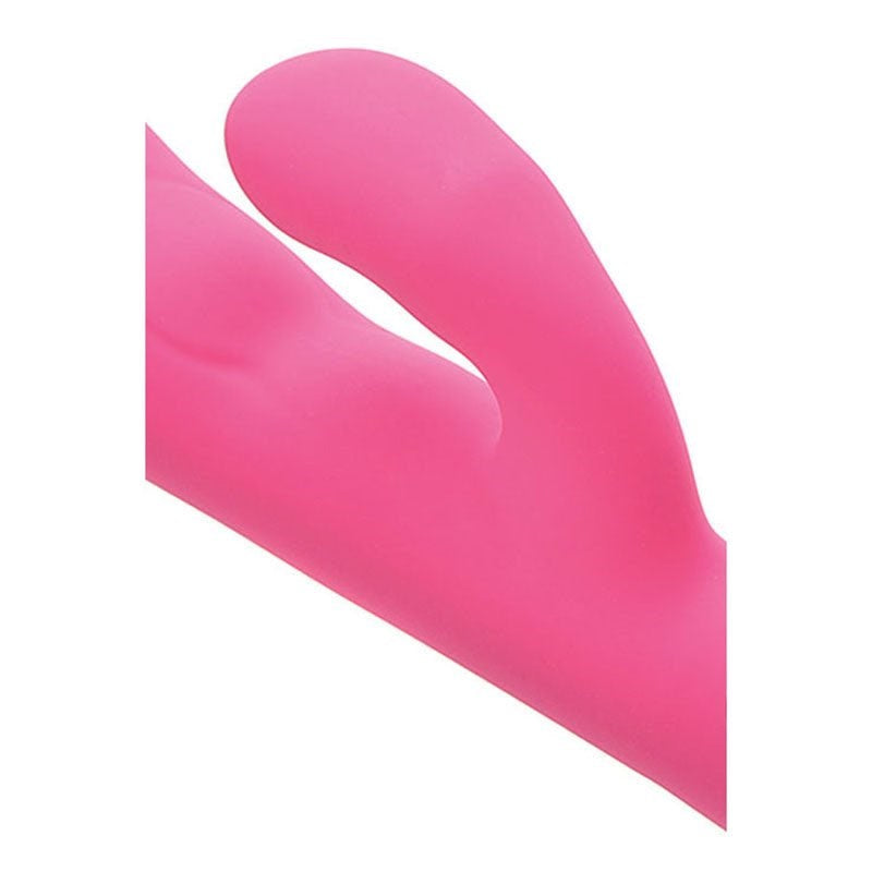 Adam & Eve Warming Rechargeable G Spot Rabbit Vibrator Pink with Dual Motors - - Rabbit Vibrators