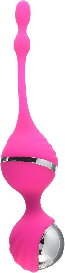 Adam & Eve Vibrating Kegel Balls Pink USB Rechargeable for Pelvic Floor - - Love Eggs and Kegel Exercisers