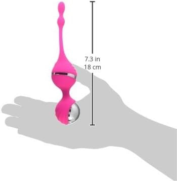 Adam & Eve Vibrating Kegel Balls Pink USB Rechargeable for Pelvic Floor - - Love Eggs and Kegel Exercisers