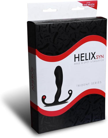Aneros Helix Syn Trident Male Prostate Wand Massager Black Hands Free Orgasm - Prostate Toys