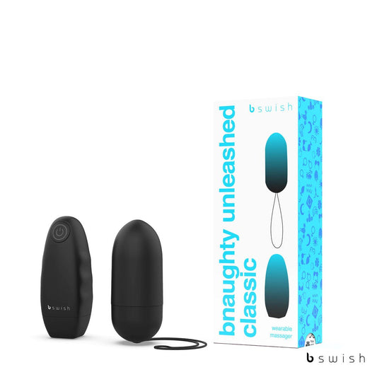 B Swish Bnaughty Classic Unleashed Wireless Remote Bullet Vibrator Black - - Bullet Vibrators