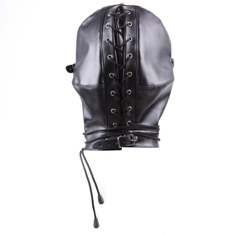 BDStyle BDSM Play Full Mask Eyes & Mouth Detachable Premium Modular Mask - Blindfolds And Masks